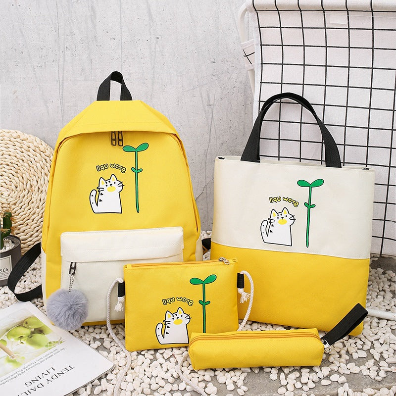 Set zaino e borse 4 in 1