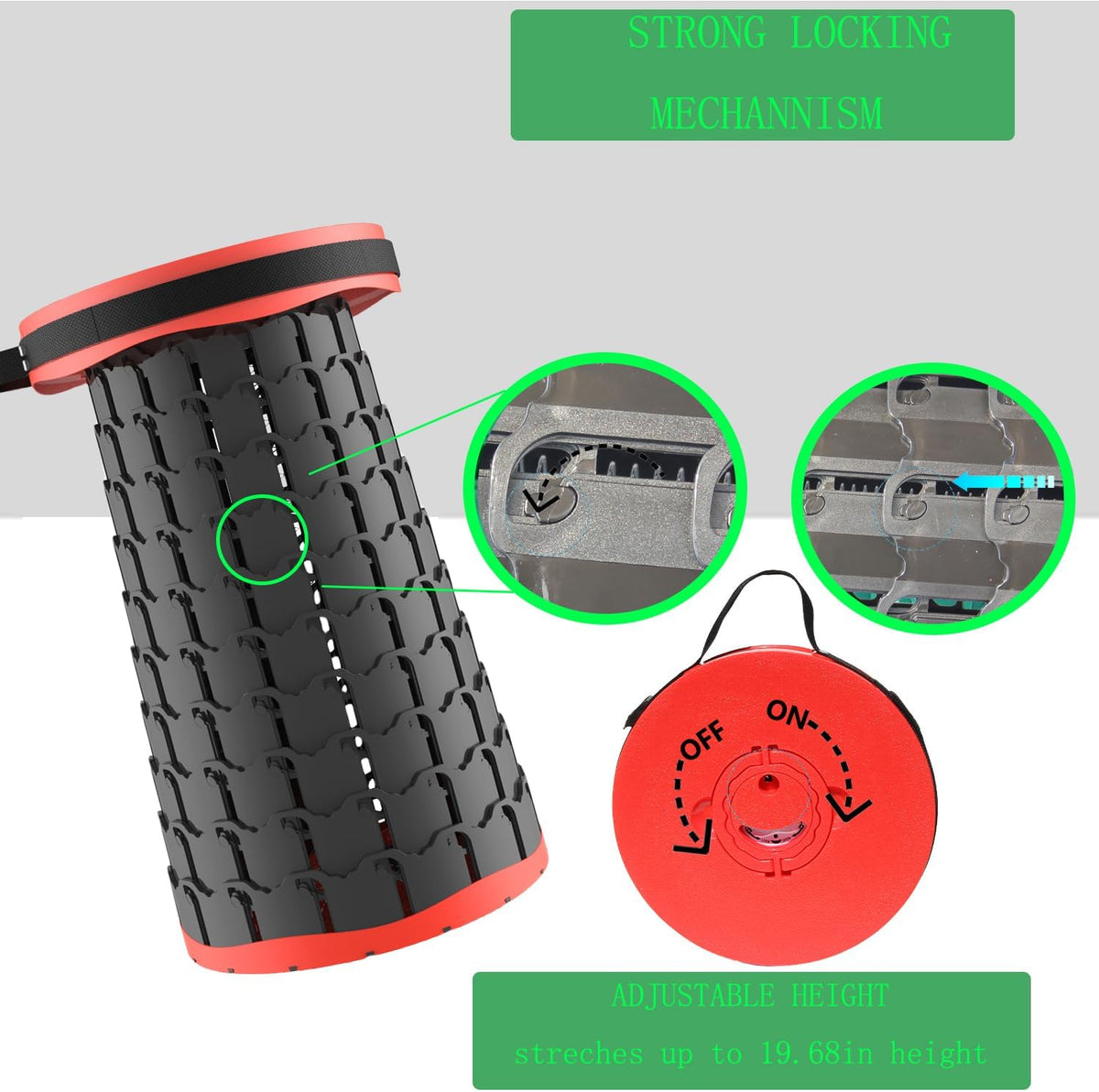 Sgabello pieghevole con cuscino – SitMax