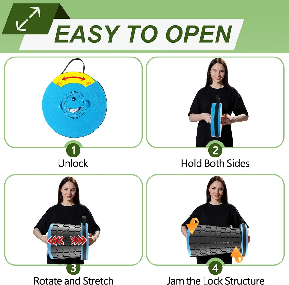 Sgabello pieghevole con cuscino – SitMax