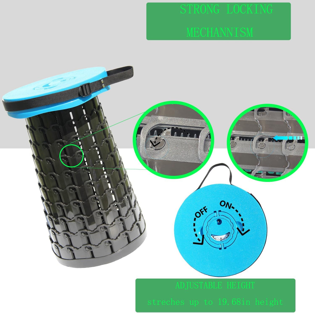 Sgabello pieghevole con cuscino – SitMax