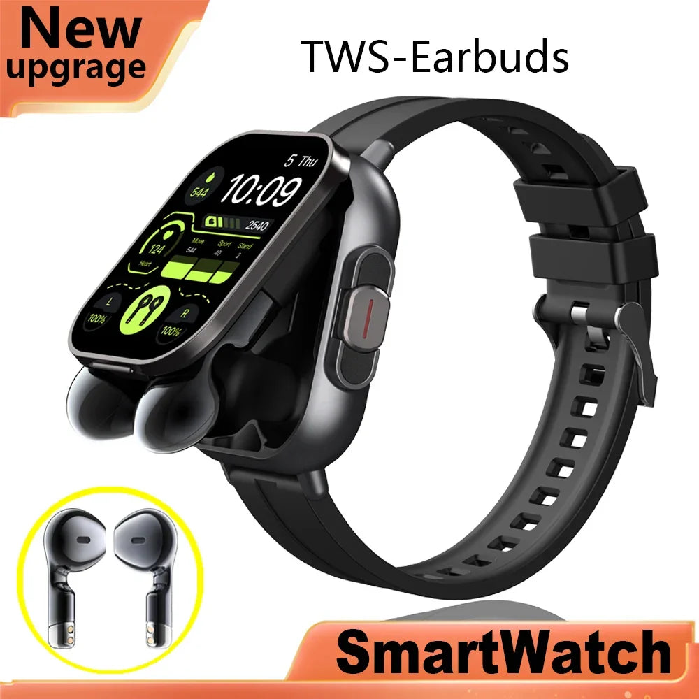 Smartwatch 2 in 1 con auricolari Bluetooth integrati