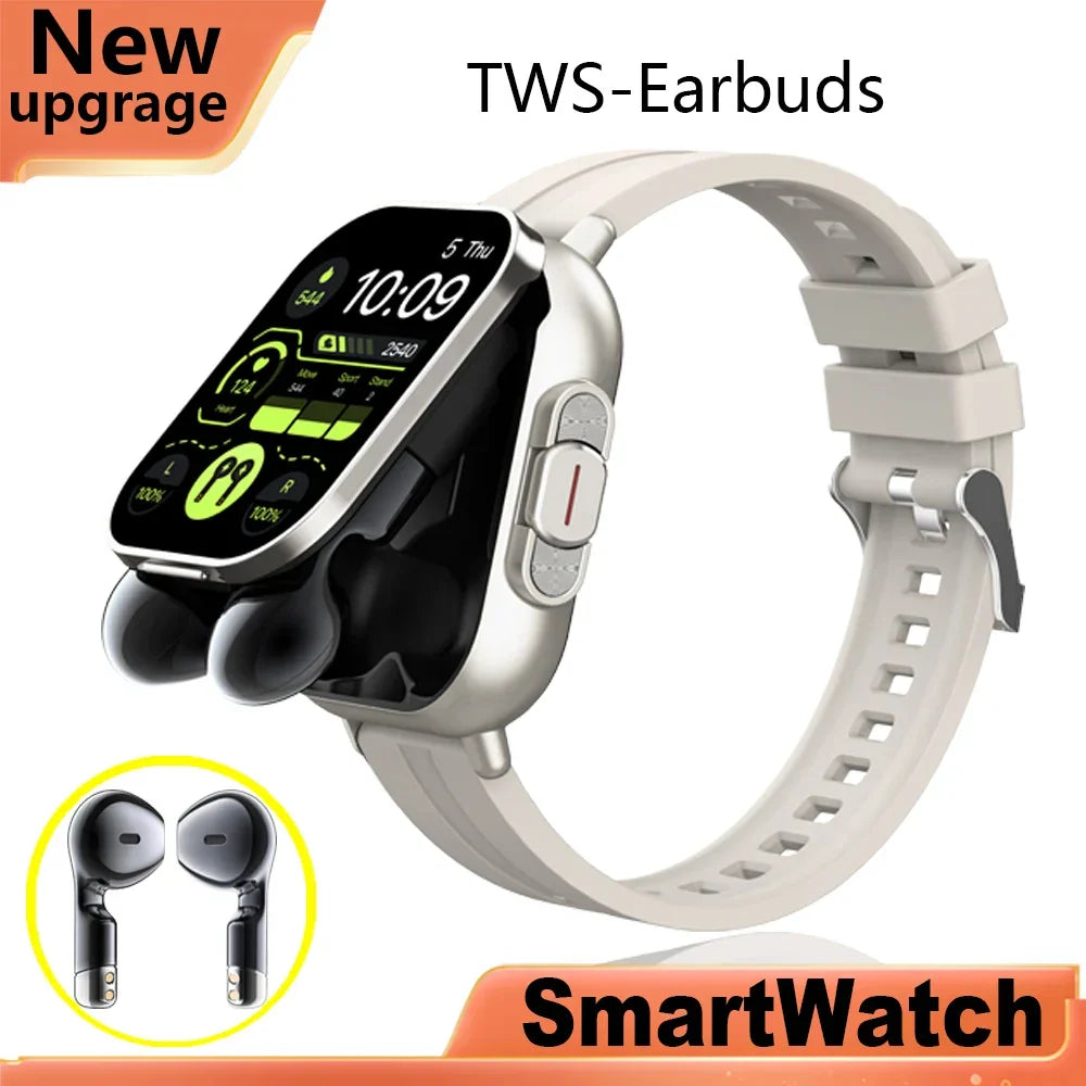 Smartwatch 2 in 1 con auricolari Bluetooth integrati