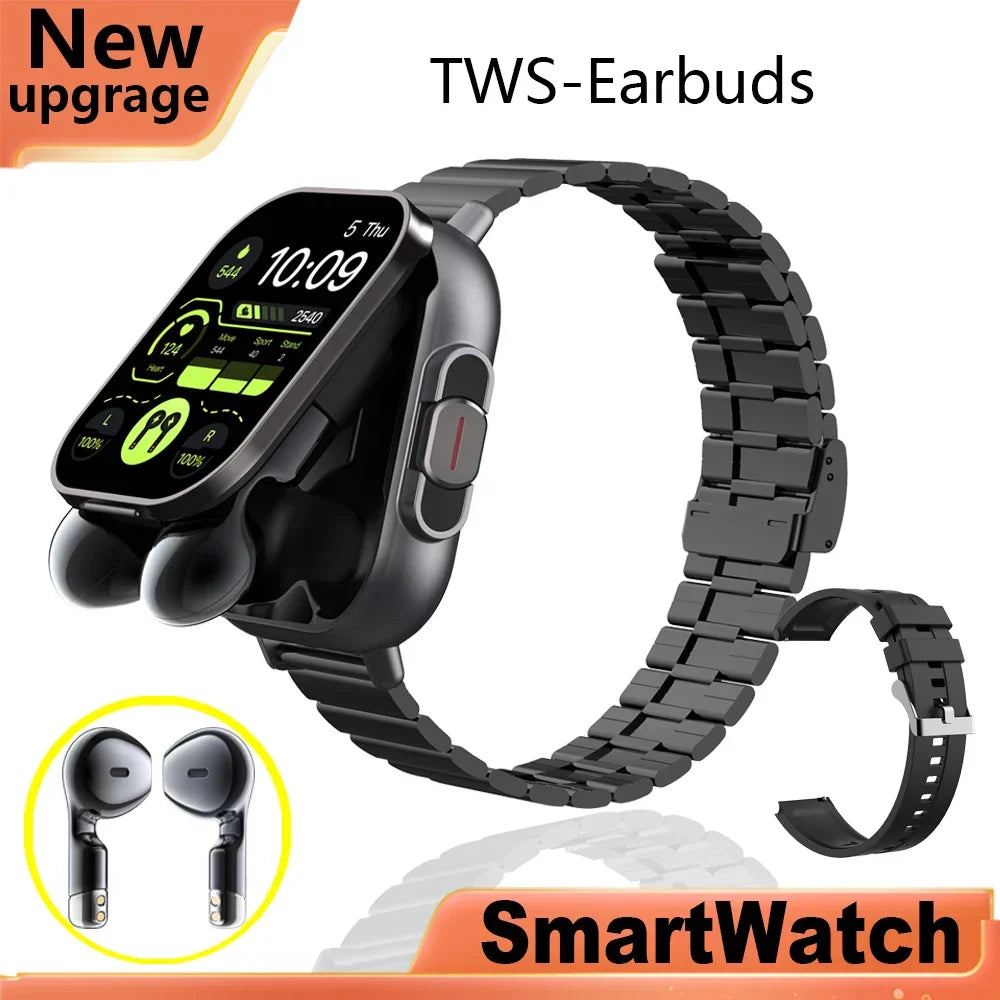 Smartwatch 2 in 1 con auricolari Bluetooth integrati