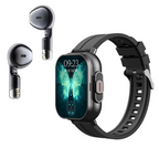 Smartwatch 5,1 cm con auricolari Bluetooth integrati e fitness tracker