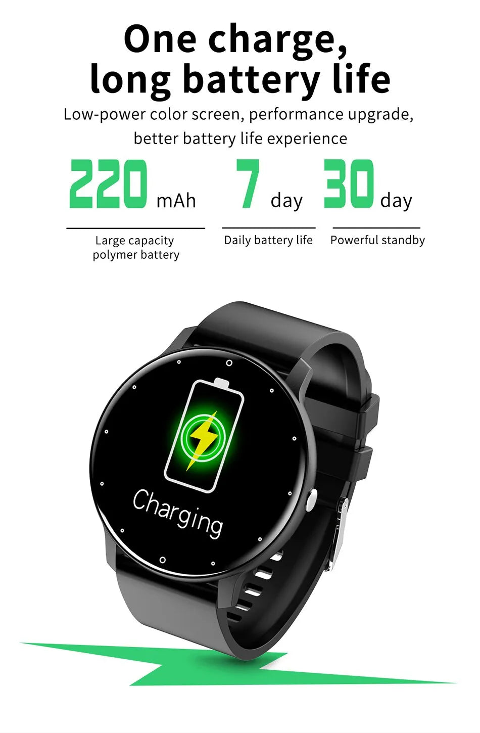 Smartwatch sportivo elegante e leggero