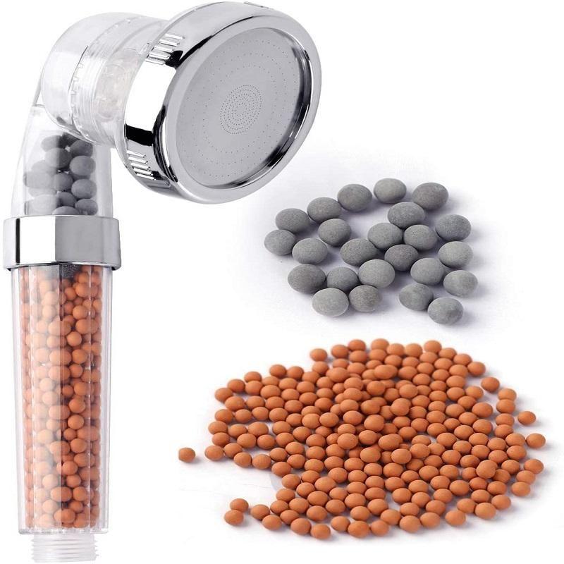 Soffione doccia con filtro purificante a 3 getti