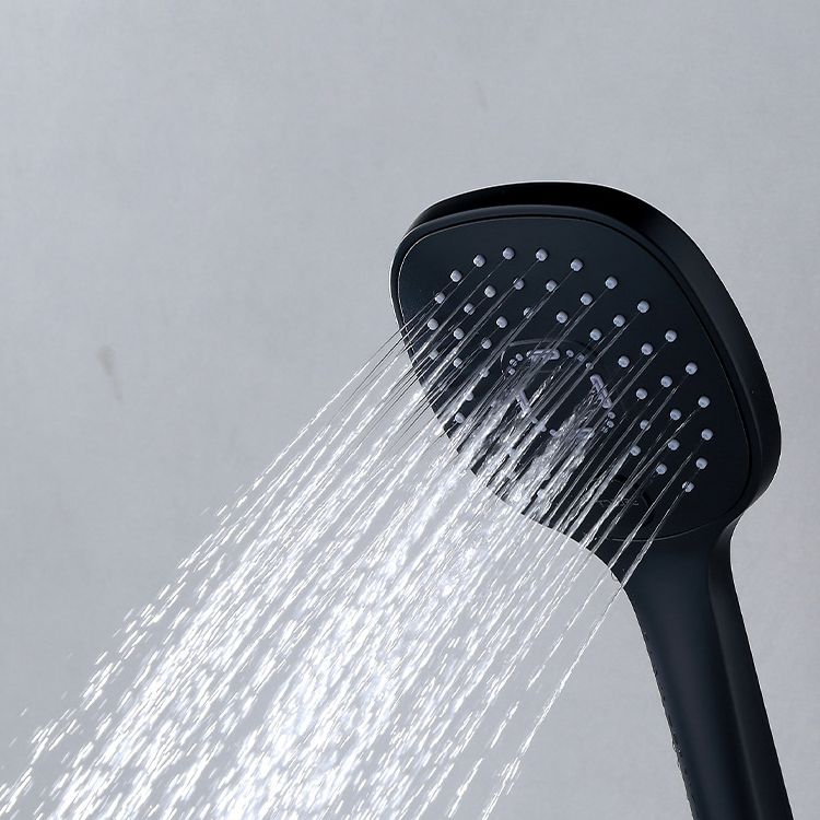 Soffione doccia moderno regolabile in metallo con 3 getti