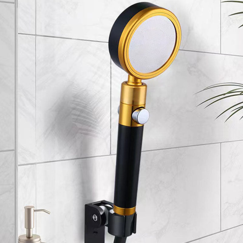 Soffione doccia rotondo in metallo con filtrazione acqua
