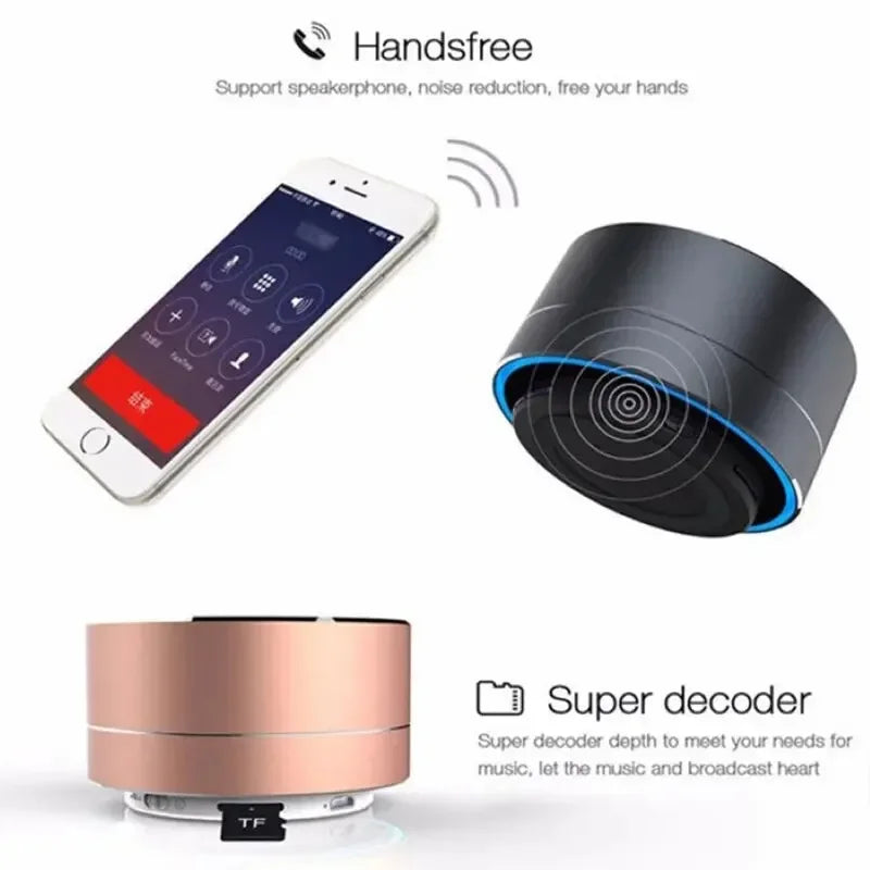 Soundory Mini — speaker Bluetooth compatto e potente con TF/USB per viaggi e uso quotidiano