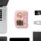 Speaker Bluetooth mini stile retrò