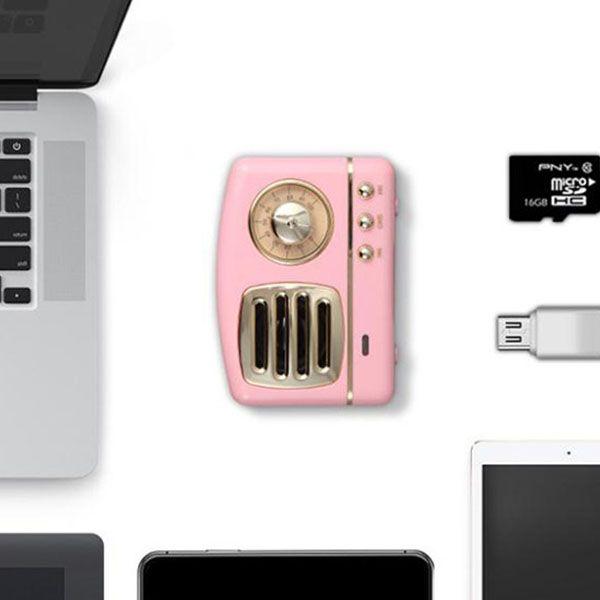Speaker Bluetooth mini stile retrò