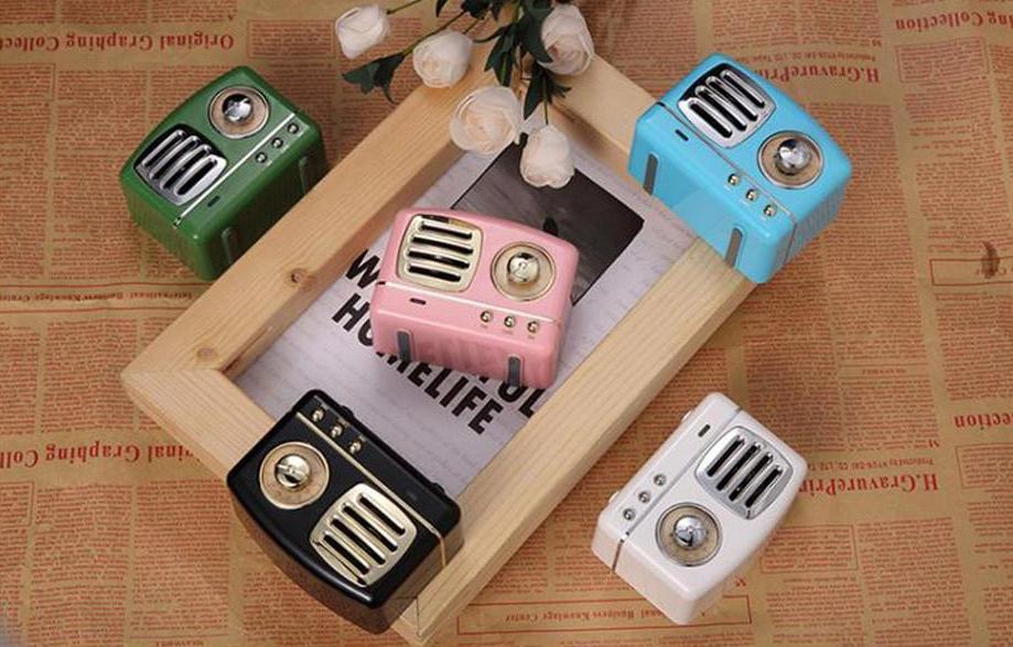Speaker Bluetooth mini stile retrò
