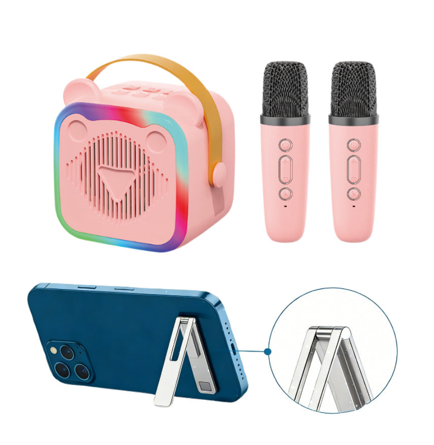 Speaker Bluetooth portatile con microfoni wireless