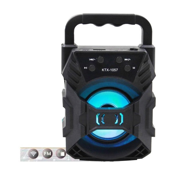 Speaker wireless SoundPulse con Bluetooth, FM, USB e giochi di luce