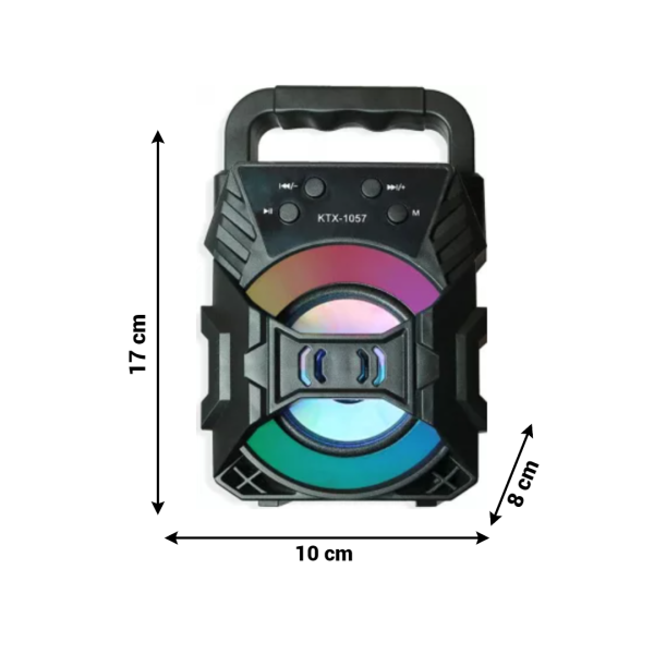 Speaker wireless SoundPulse con Bluetooth, FM, USB e giochi di luce