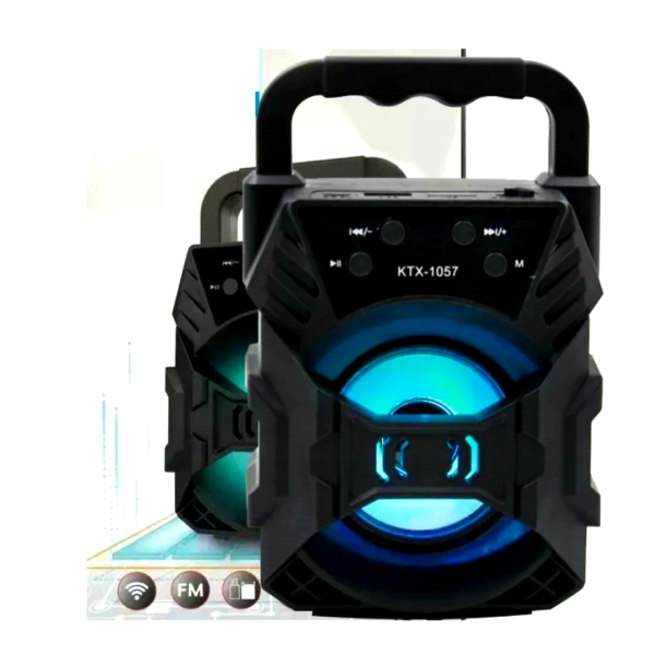 Speaker wireless SoundPulse con Bluetooth, FM, USB e giochi di luce