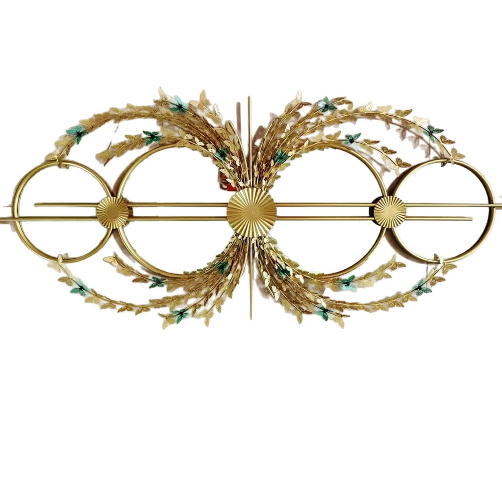 Specchio da parete decorativo con motivo floreale