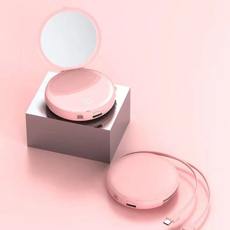 Specchio portatile con funzione di ricarica USB