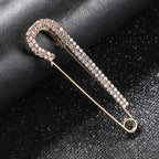 Spilla da balia con cristalli premium