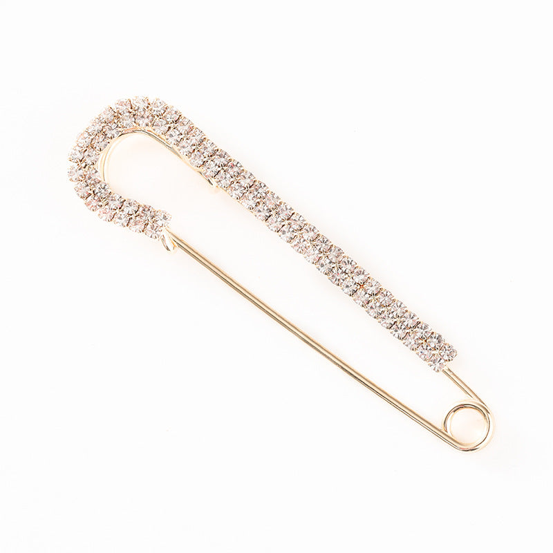 Spilla da balia con cristalli premium