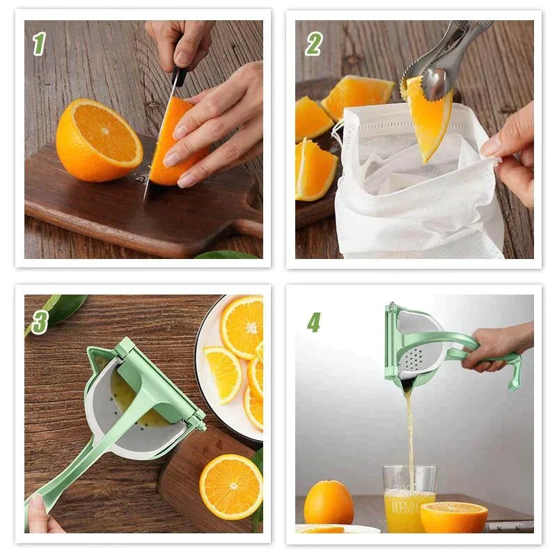 Spremiagrumi manuale in acciaio inox