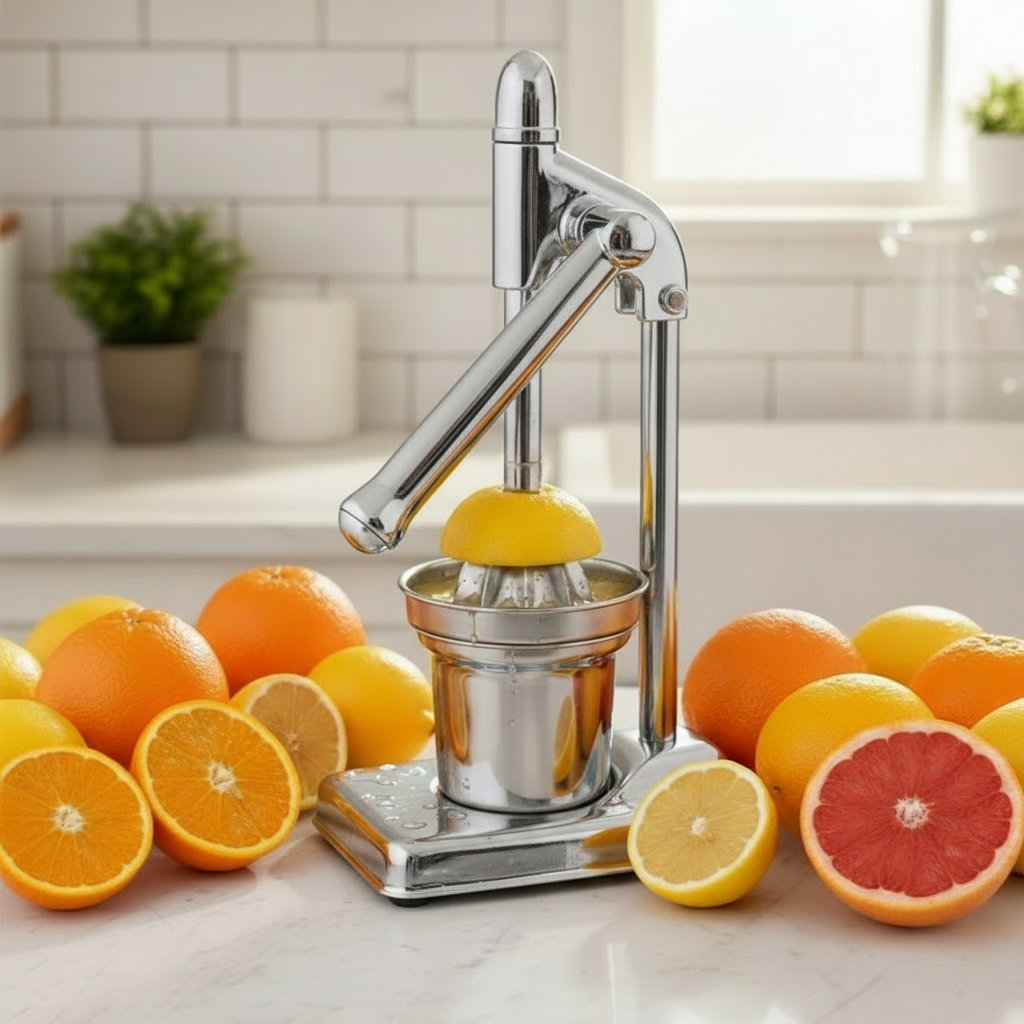 Spremiagrumi manuale professionale in acciaio inox