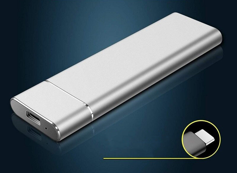SSD esterno portatile da 8 TB con USB 3.1 per trasferimenti rapidi – Compatto e leggero