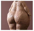 Statuette decorative donna moderna in resina