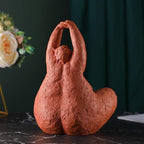 Statuette decorative donna moderna in resina