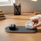 Stazione di ricarica wireless | Ricarica rapida dual-device da 40 W | Compatta