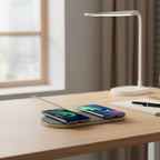 Stazione di ricarica wireless | Ricarica rapida dual-device da 40 W | Compatta