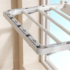 Stendibiancheria pieghevole da parete DryFold con mollette antivento