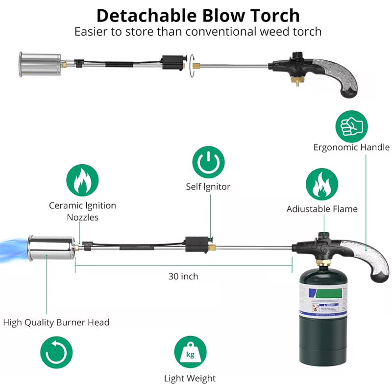 Falivelli Professional Propane Weed Torch Burner