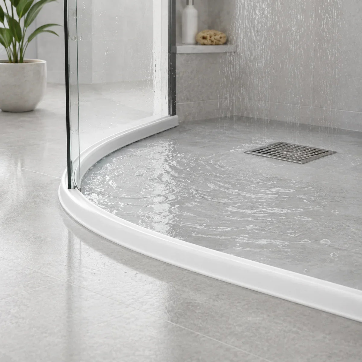 Barriera ferma acqua | Silicone flessibile e adesivo | 100/200 cm