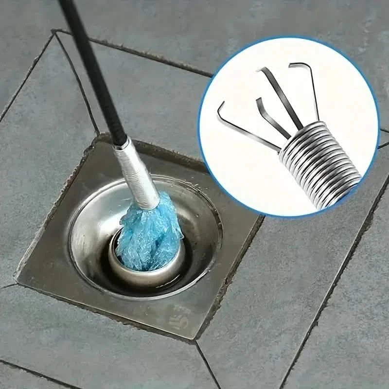 Stura-scarichi a 4 artigli con molla per cucina e bagno