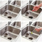 Stura-scarichi a 4 artigli con molla per cucina e bagno