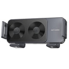 Supporto auto con ricarica wireless a doppia bobina