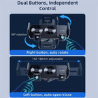 Supporto auto con ricarica wireless a doppia bobina