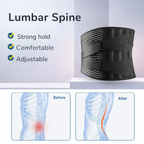 Supporto lombare | Cintura di sostegno | Stabilizzazione a 360° | OrthoFlexa