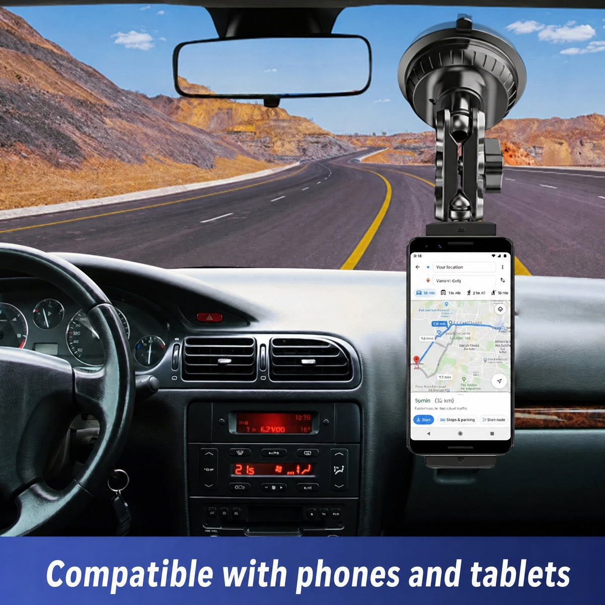 Supporto per tablet da auto per navigazione GPS