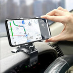 Supporto per telefono da auto per cruscotto e bocchetta, supporto rotante a 360° per telefono da auto, supporto universa