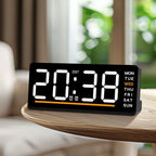 Sveglia digitale con display LED grande e funzioni allarme multiple