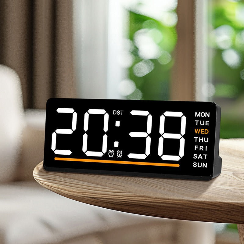 Sveglia digitale con display LED grande e funzioni allarme multiple
