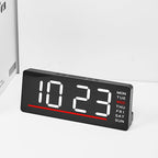 Sveglia digitale con display LED grande e funzioni allarme multiple