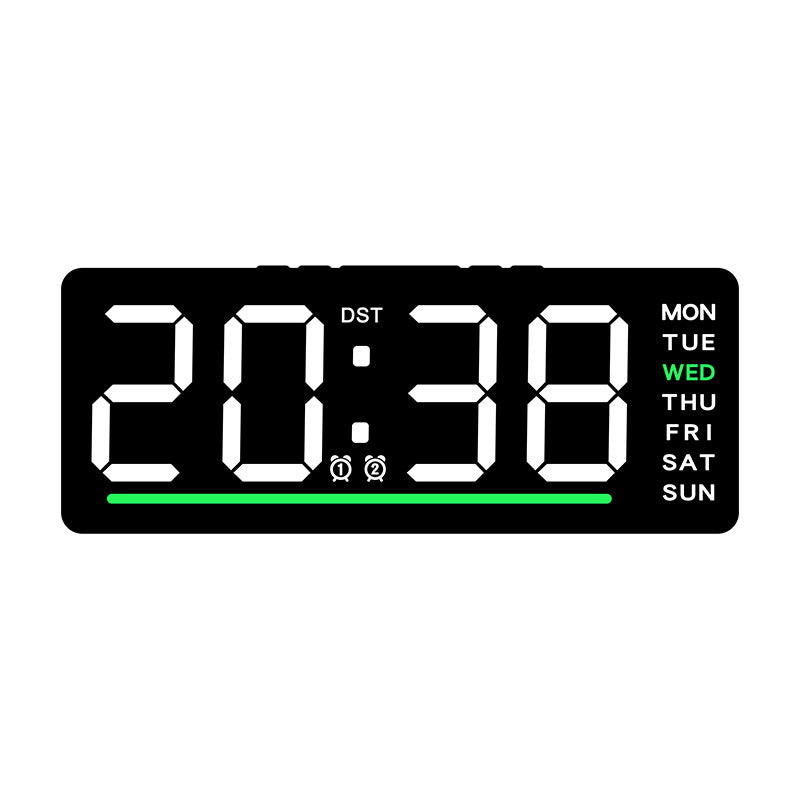Sveglia digitale con display LED grande e funzioni allarme multiple