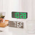 Sveglia digitale con display LED grande e funzioni multiple