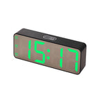 Sveglia digitale con display LED grande e funzioni multiple