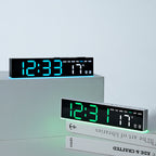 Sveglia digitale con display LED grande e indicatore di temperatura