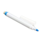 Sveglia digitale LED blu con lavagnetta fluorescente