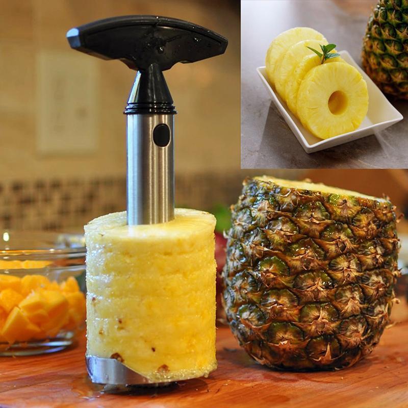 Taglia ananas con affettatrice integrata